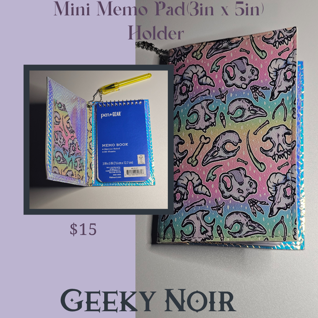 Memo pad notebook holder