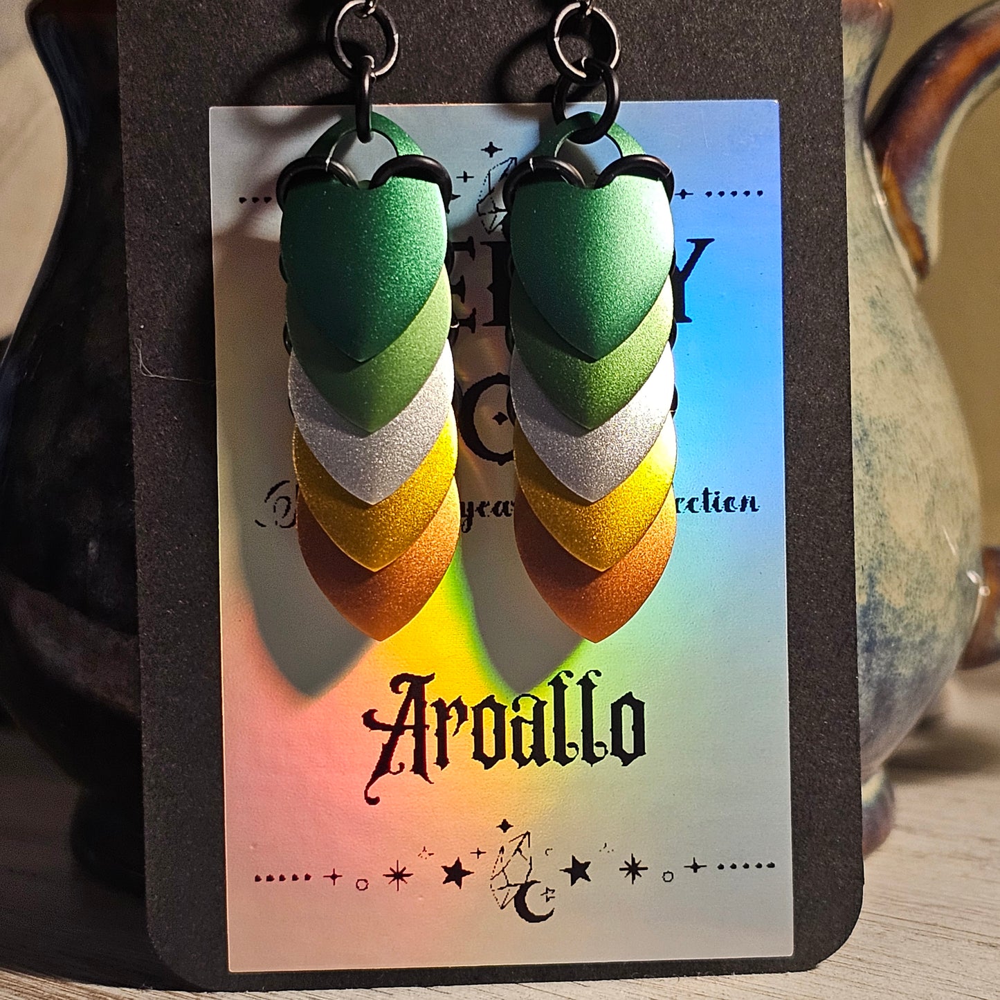 Scalemail Pride Earrings