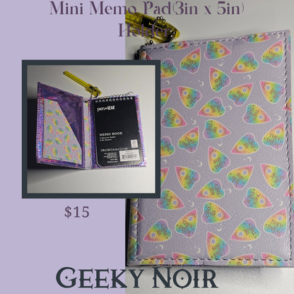Memo pad notebook holder