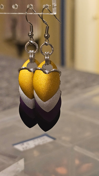 Scalemail Pride Earrings