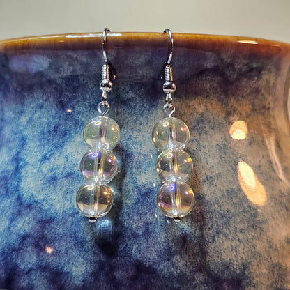 3 Bead Earrings