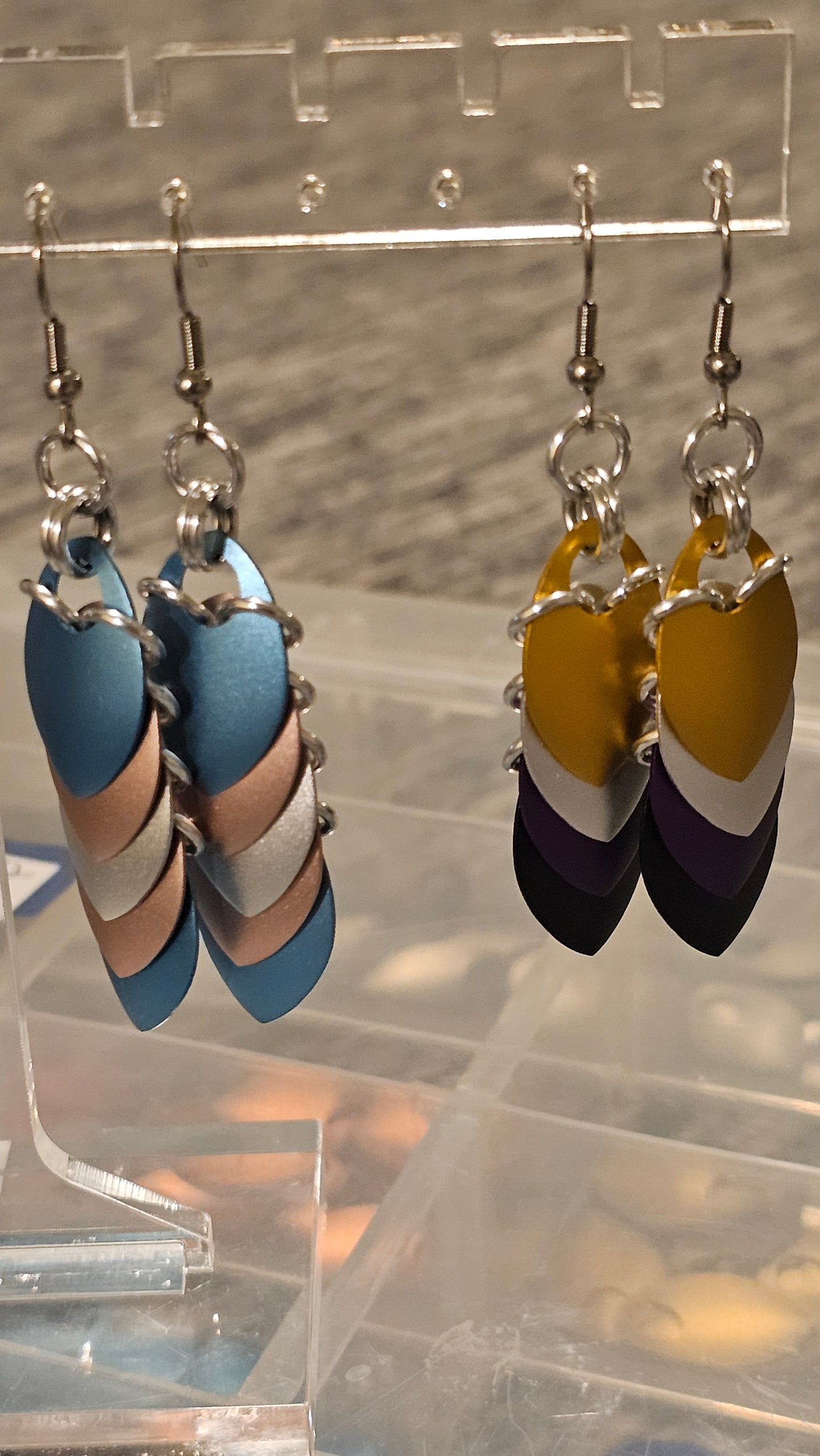 Scalemail Pride Earrings